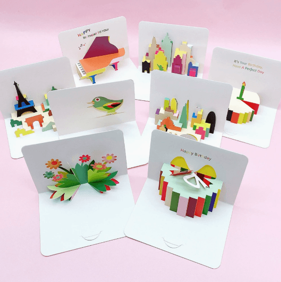 Birthday Pop-Up Card Set