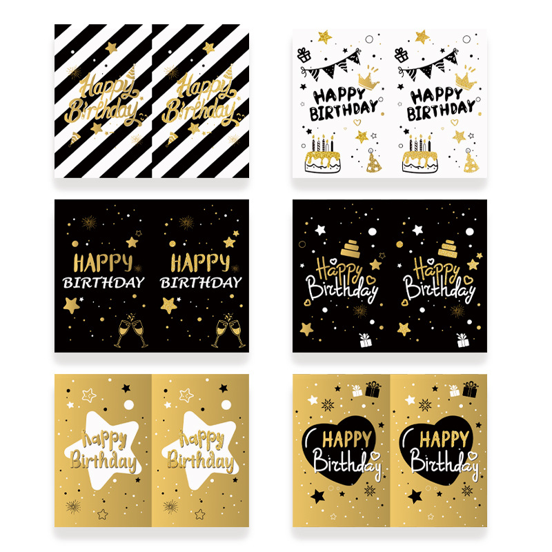 Birthday Greeting Card Set